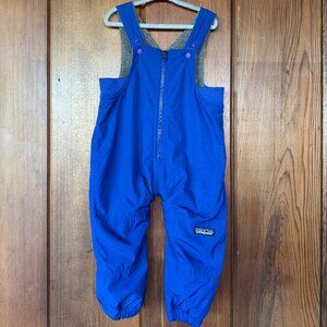 Patagonia Kids Snow Bibs Waterproof Insulated Grow Fit Blue | 24 months